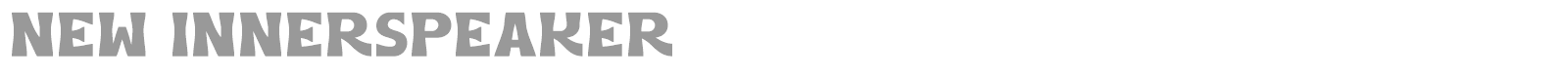New Innerspeaker font preview